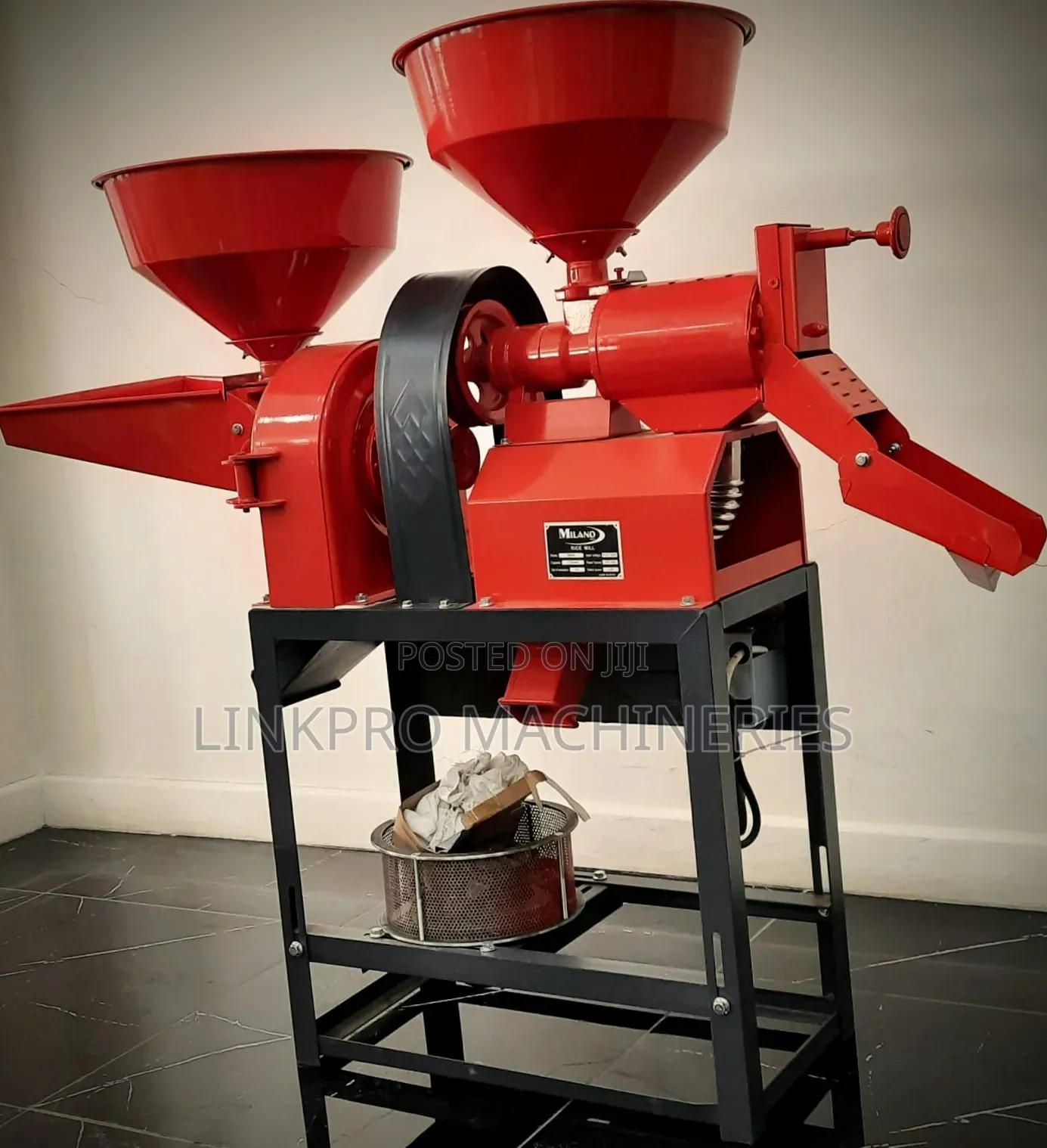 Milano Rice Mill With 3hp Motor