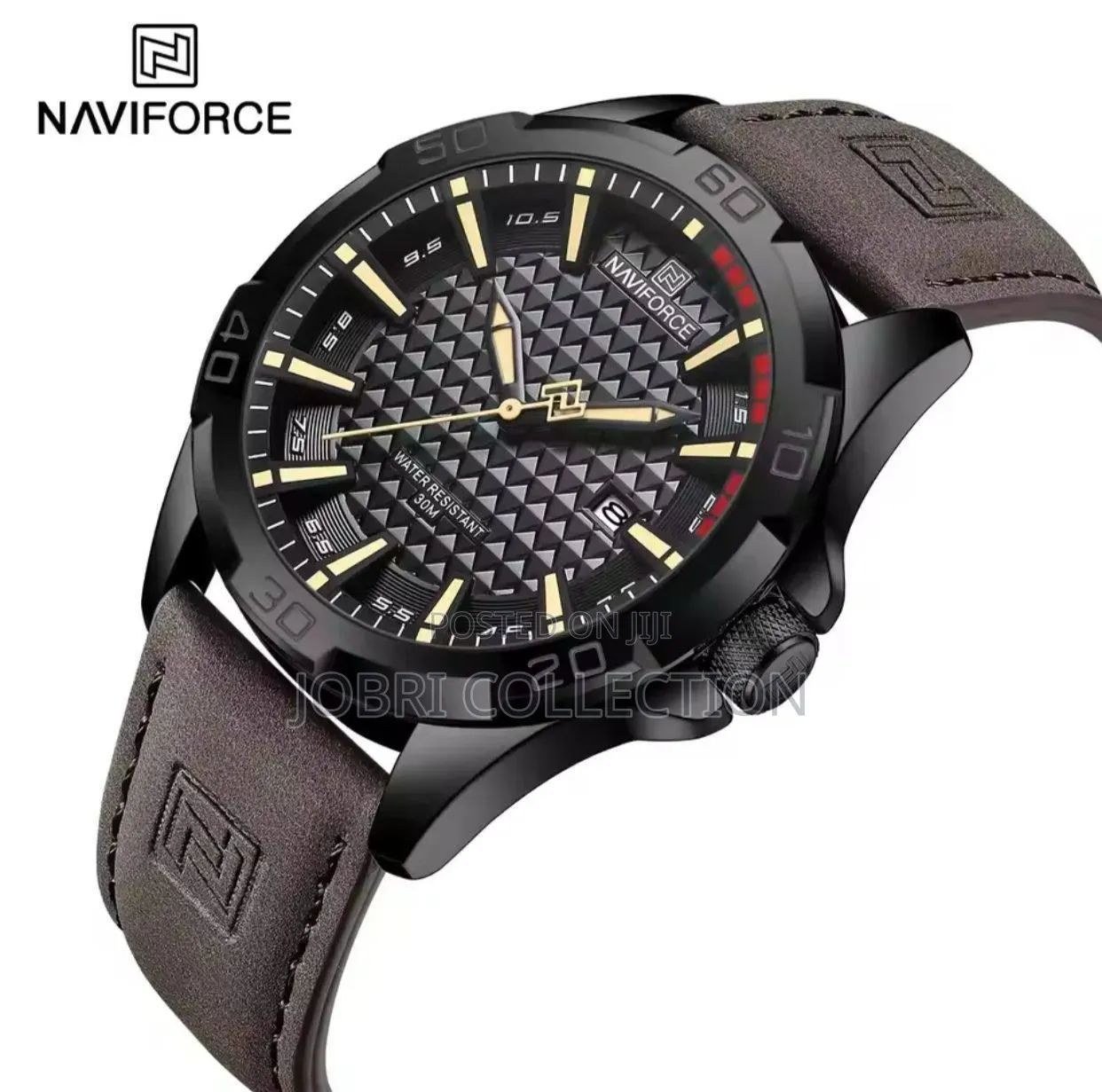 Naviforce Brown Straps Gents Watch
