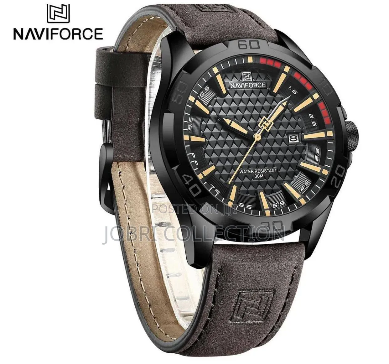 Naviforce Brown Straps Gents Watch