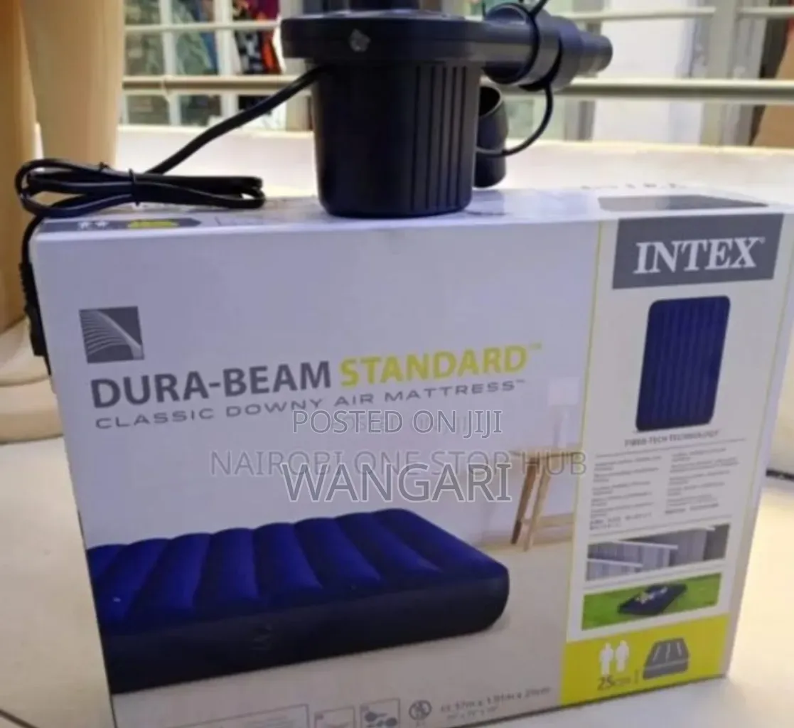 With Electric Pump 6by6 Intex Inflatable Bed