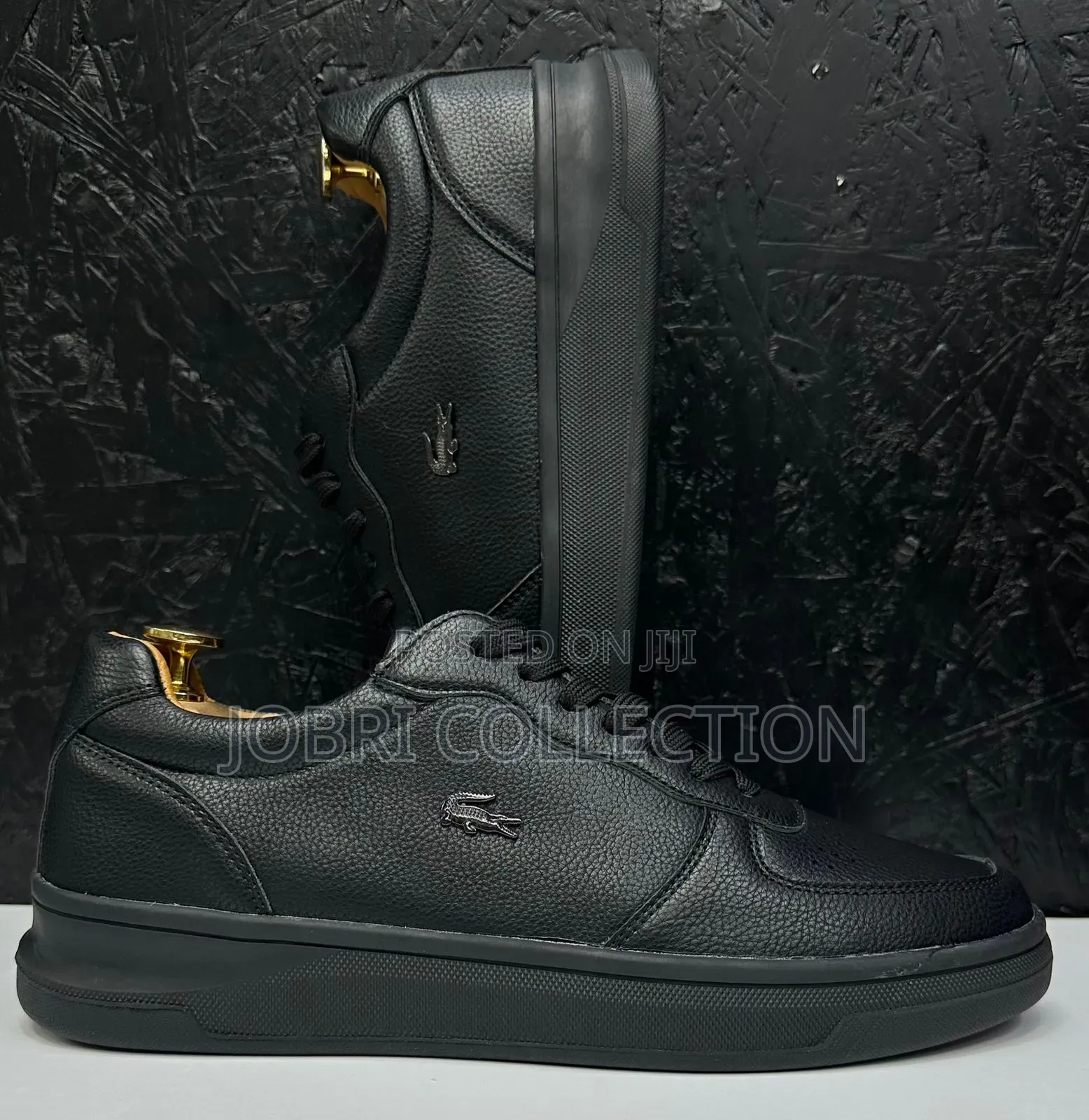 Black and Grey Lacoste Casual Sneakers