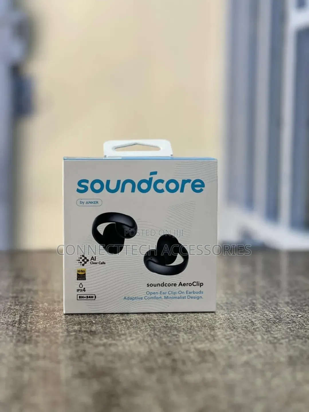 Soundcore Aeroclip Open-Ear Clip-on Earbuds by Anker