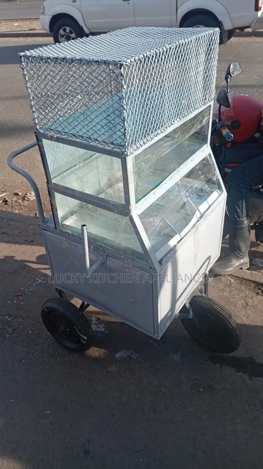 Heavy Duty Mild Steel Groffa Trolley.