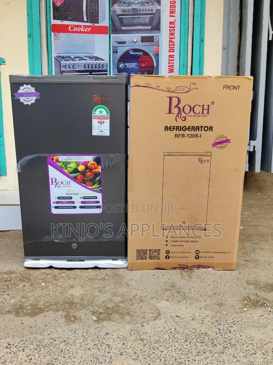 Roch 90l Single Door Fridge
