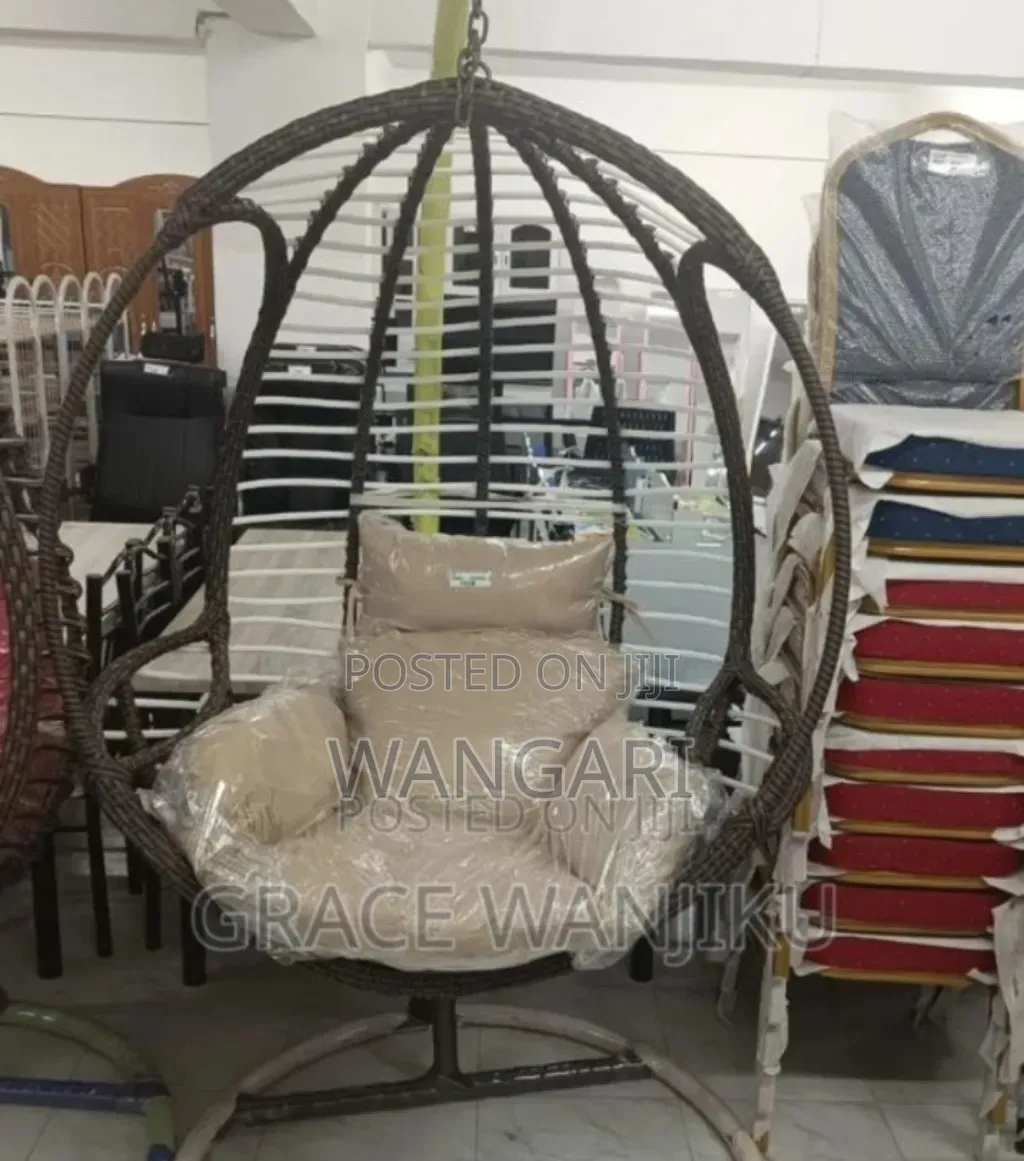 Black Executive Outdoor Swing Chair