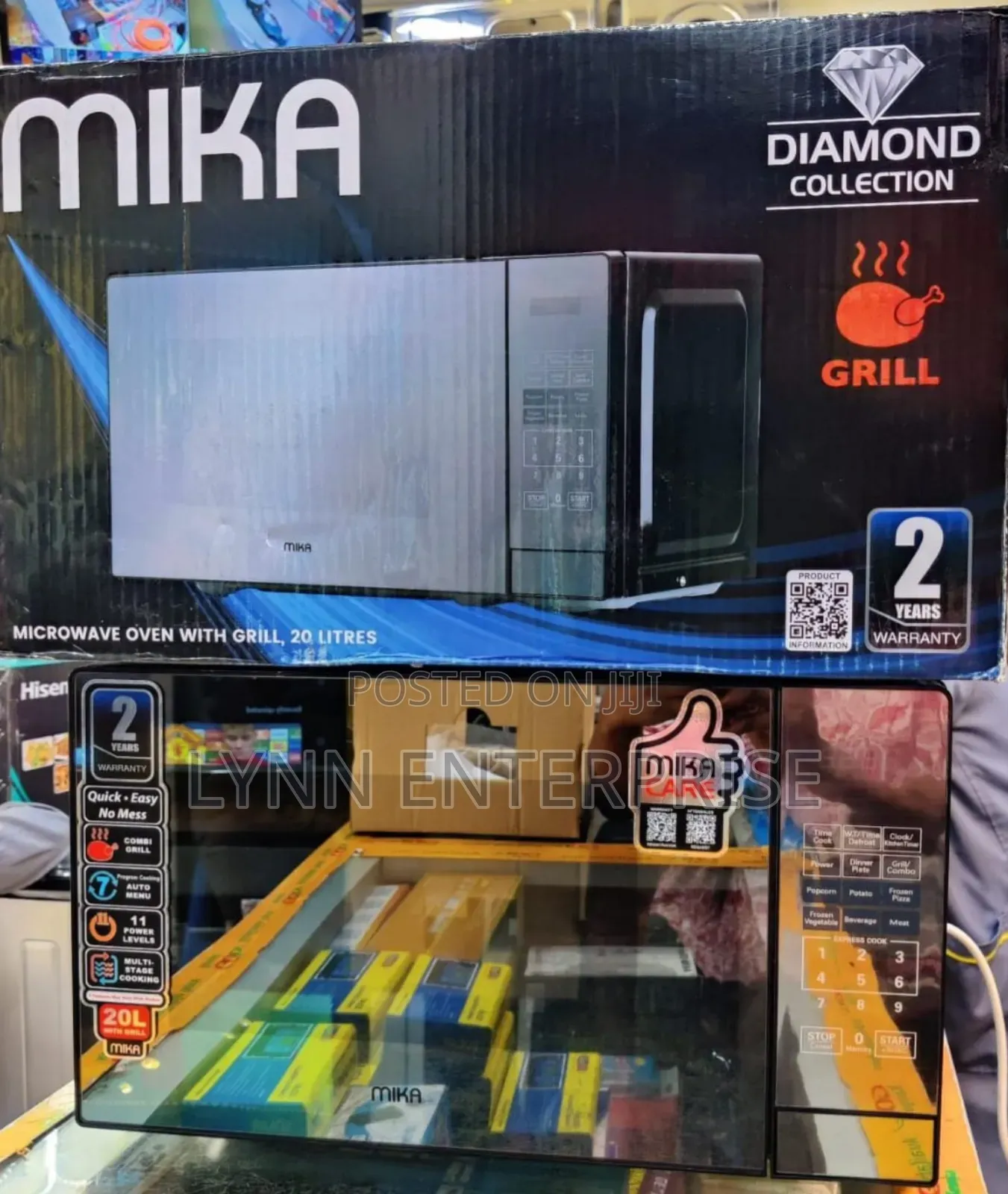 *Mika Digital Microwave With Grill