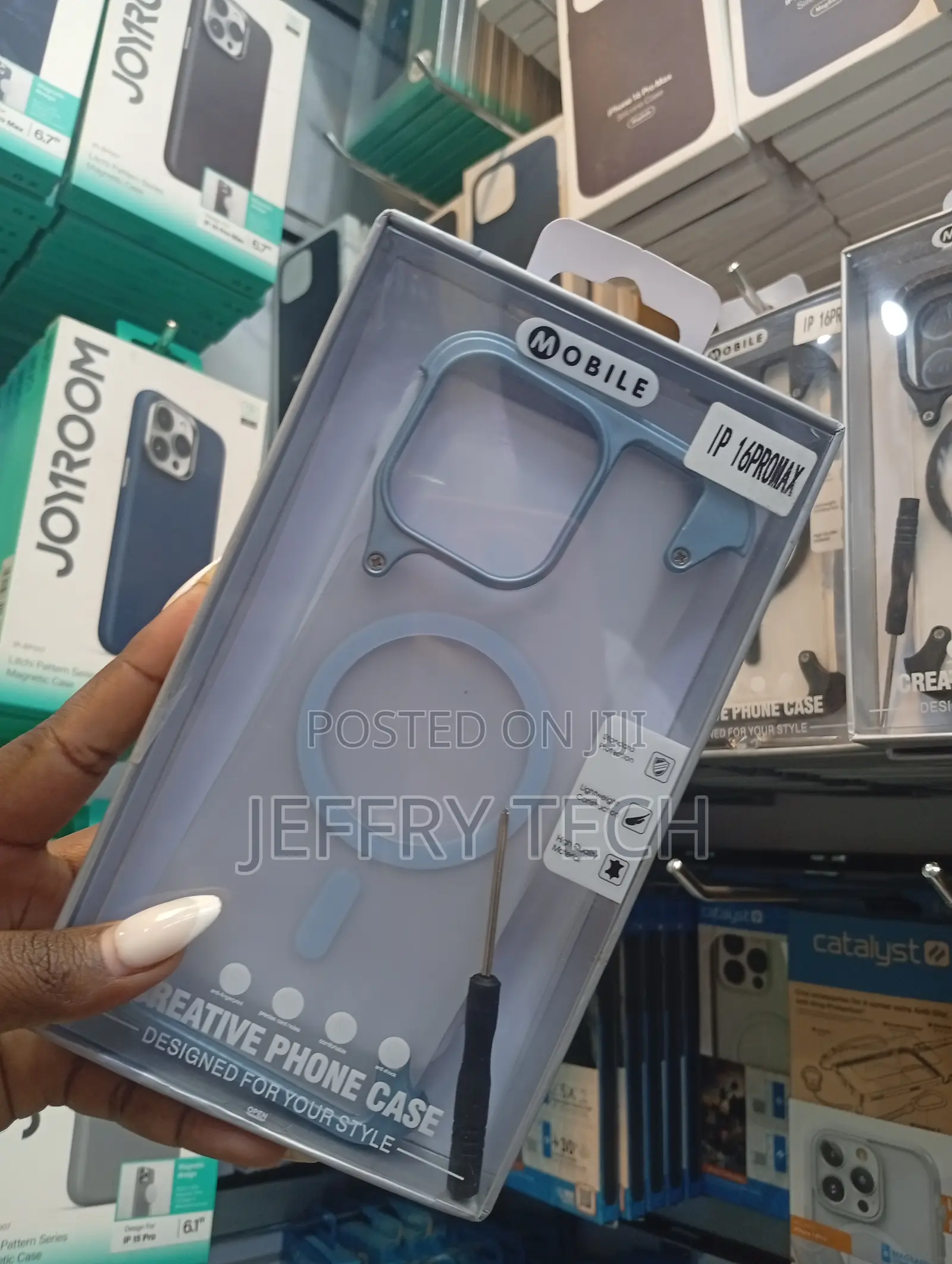 Phone Case Is Designed for the Apple iPhone 16 Pro Max.