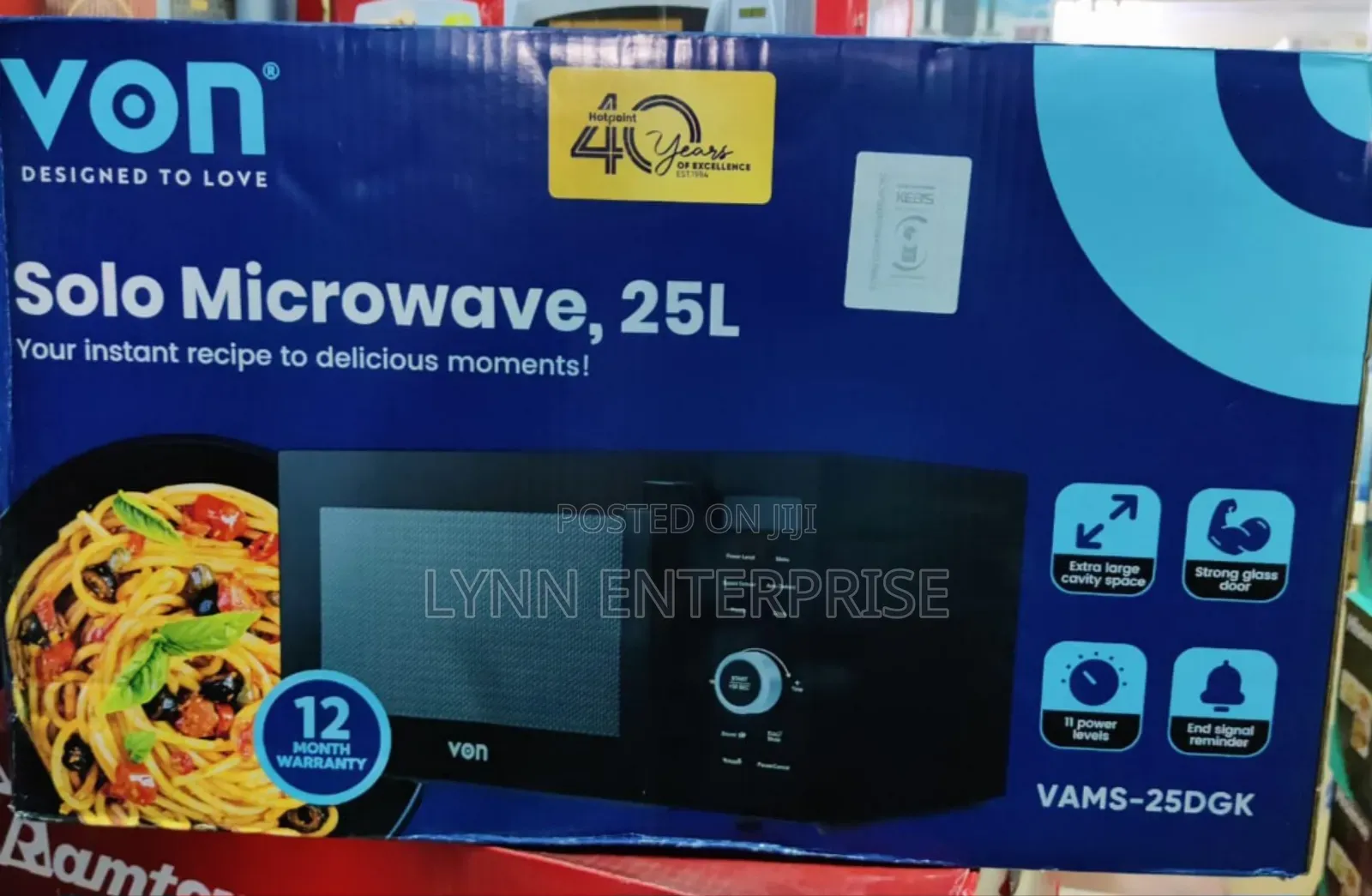 *Von 25litres Digital Microwave