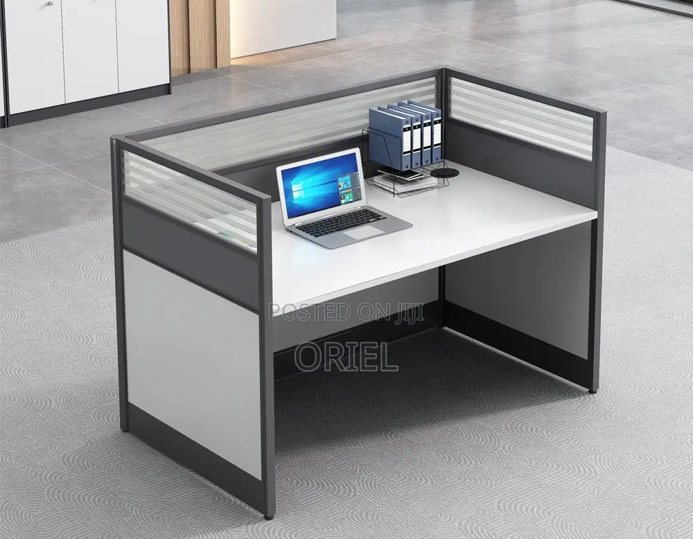 Office Workstation : Modular1-Way Office Workstation Desk Unit