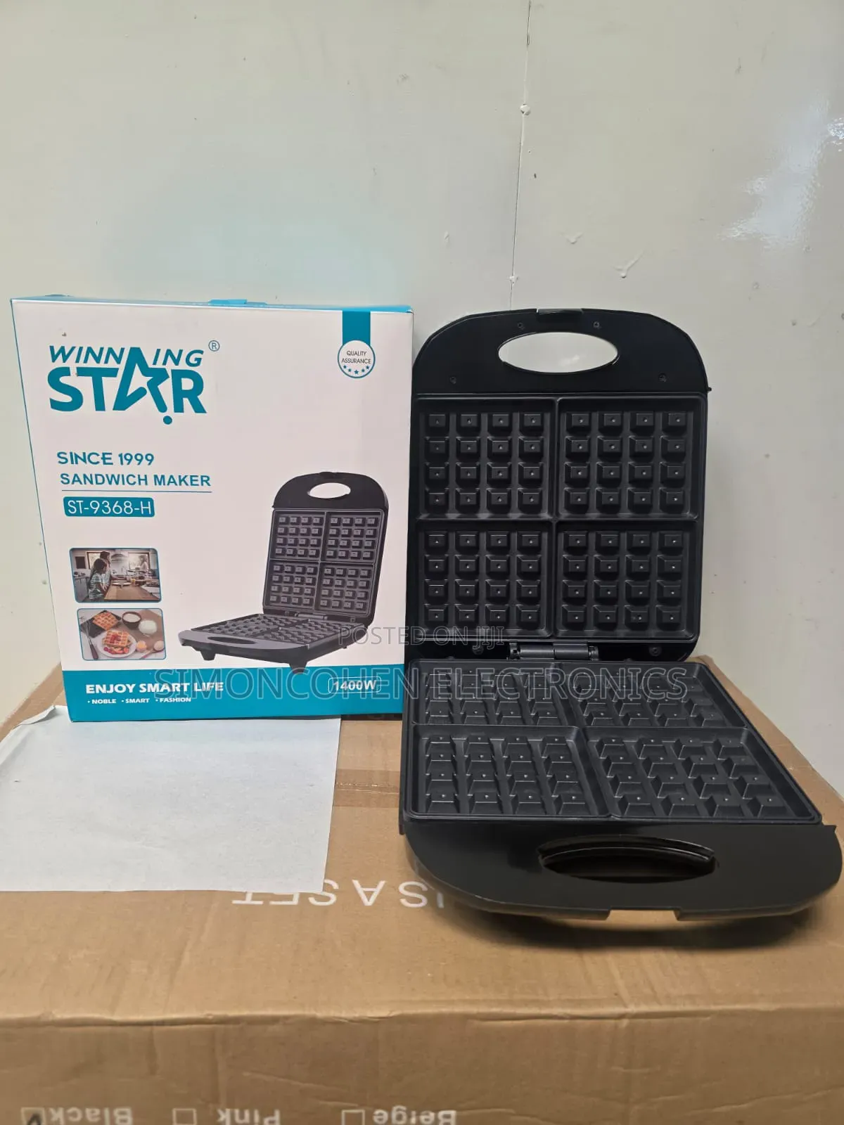 Winning Star 4 Slice Waffle Maker