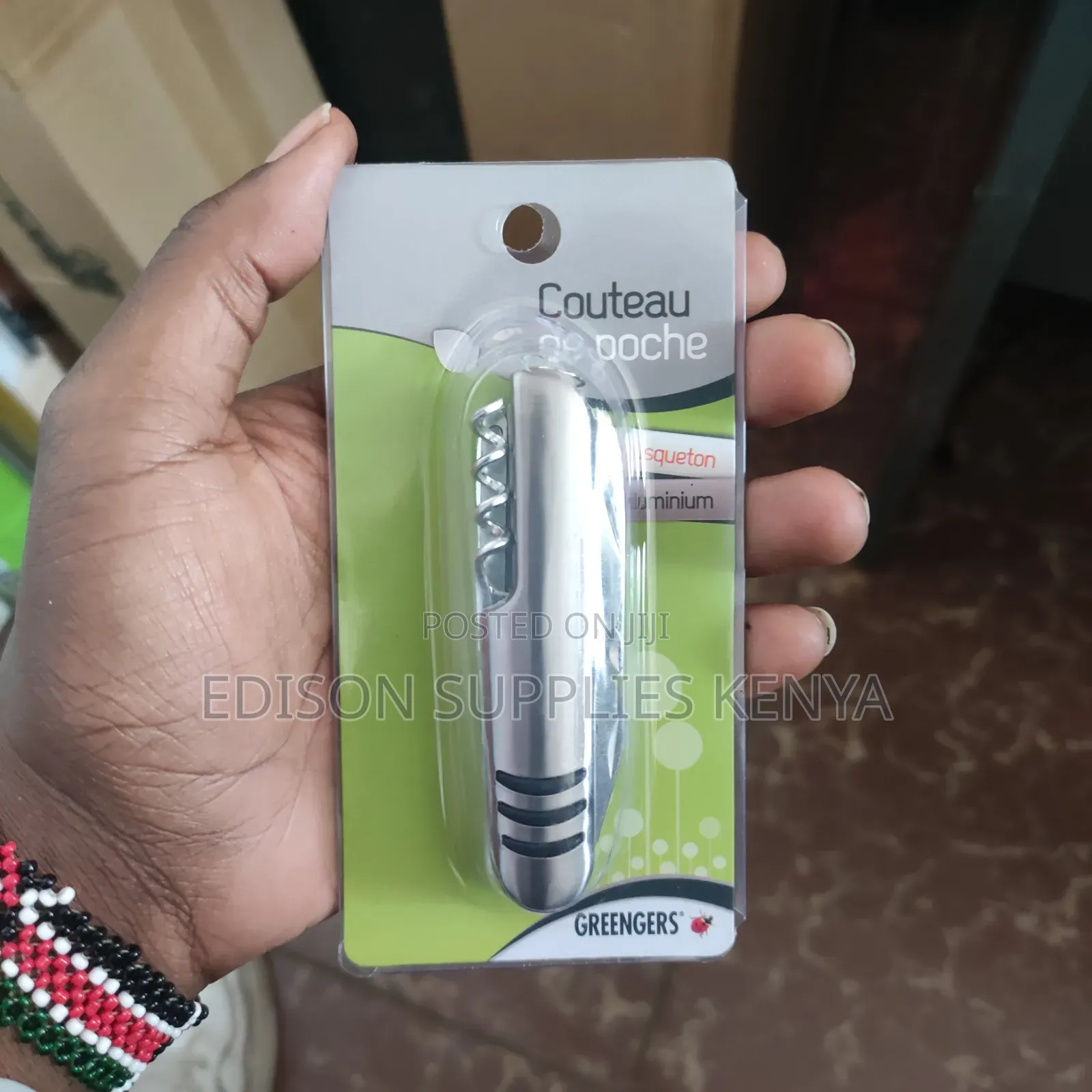 Pocket Knife Multifunctional 8-in-1 Multi Tool Knife Opener Cork Screw