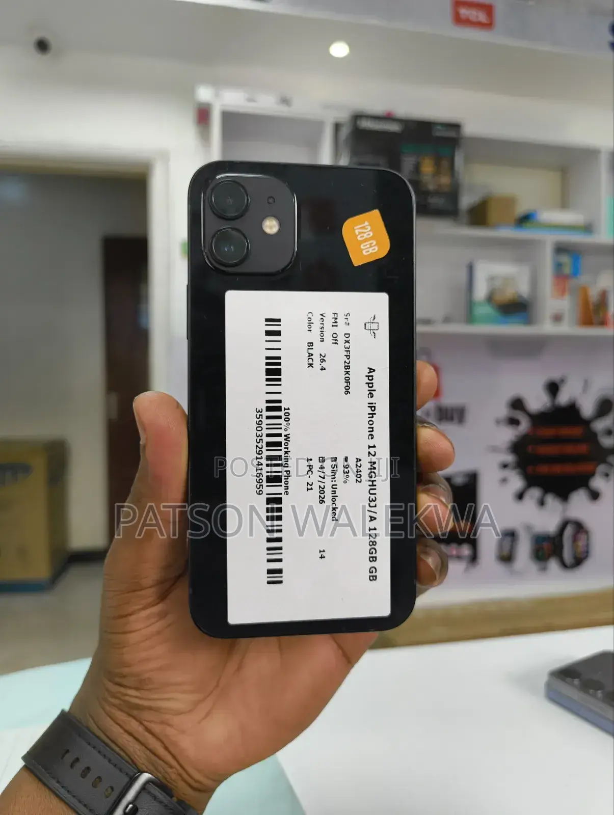 New Apple iPhone 12 128 GB Black