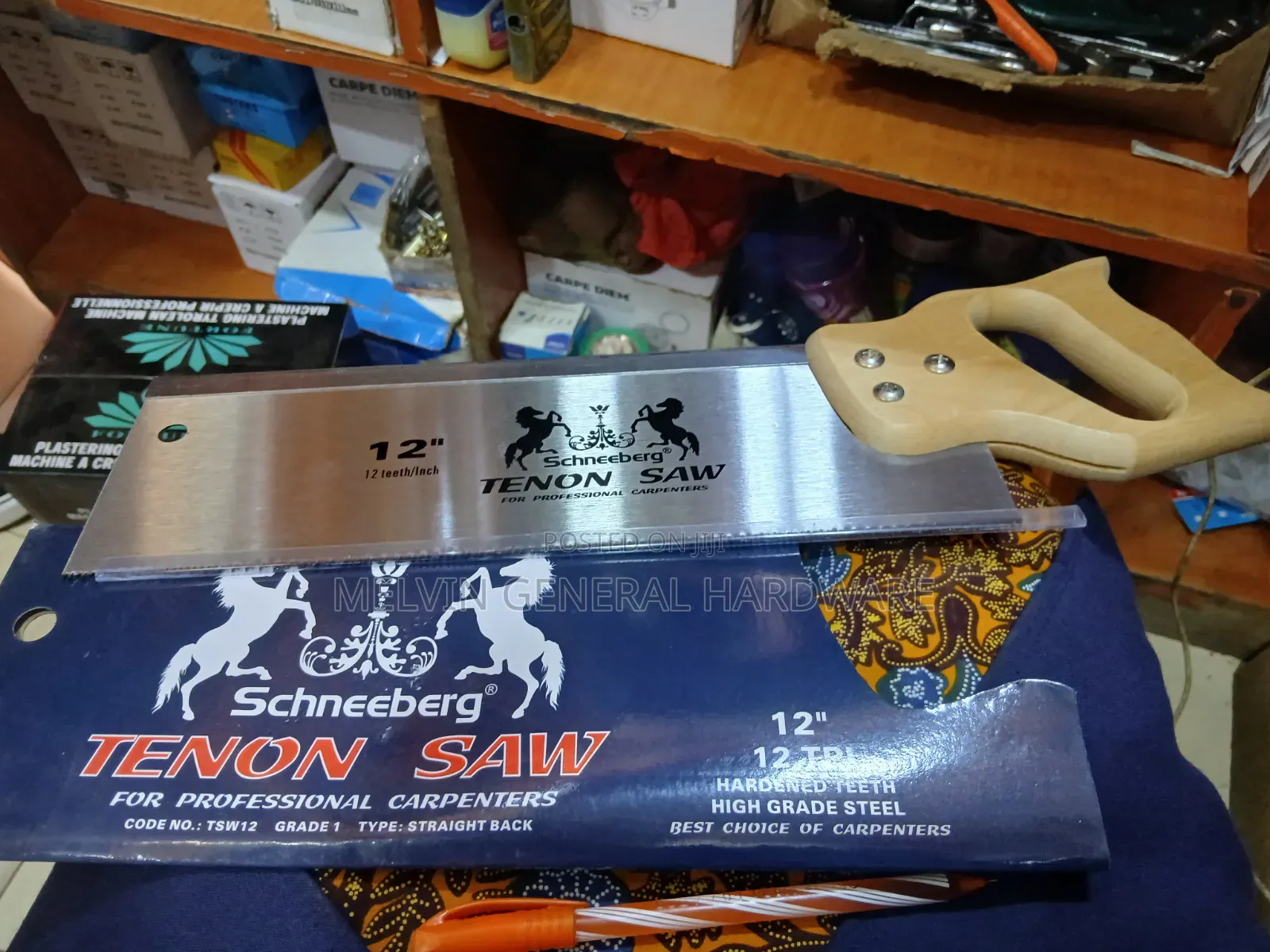 Wooden Handle Tenon Saw 12"