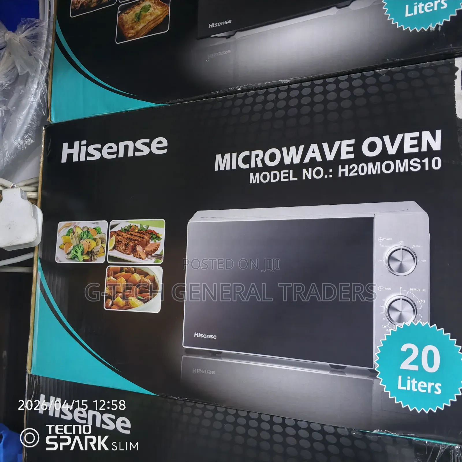 Hisense 20l Manual Microwave Oven(1 Year Warranty)