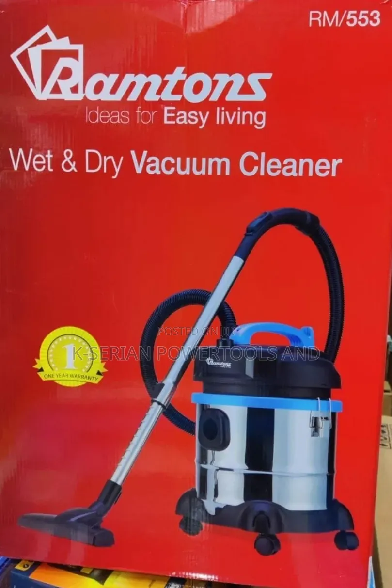 Ramptons Wet and Dry 21ltrs / Professional Electric Vacuum Cleaner