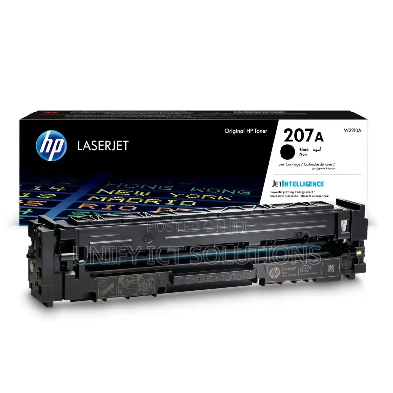 Hp 207a Black Original Laserjet Toner Cartridge - W2210a