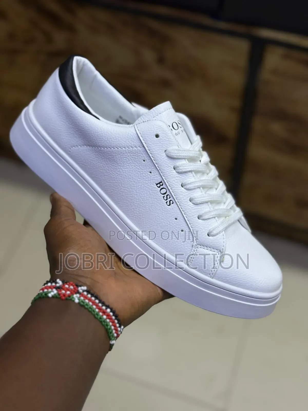 High Quality Boss Semi Casual Leather Sneakers