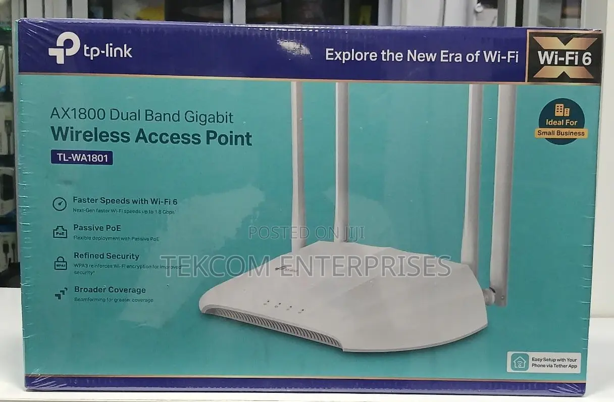 Tp Link Tl-Wa1801 Ax1800 Gigabit Wi-Fi 6 Access Point