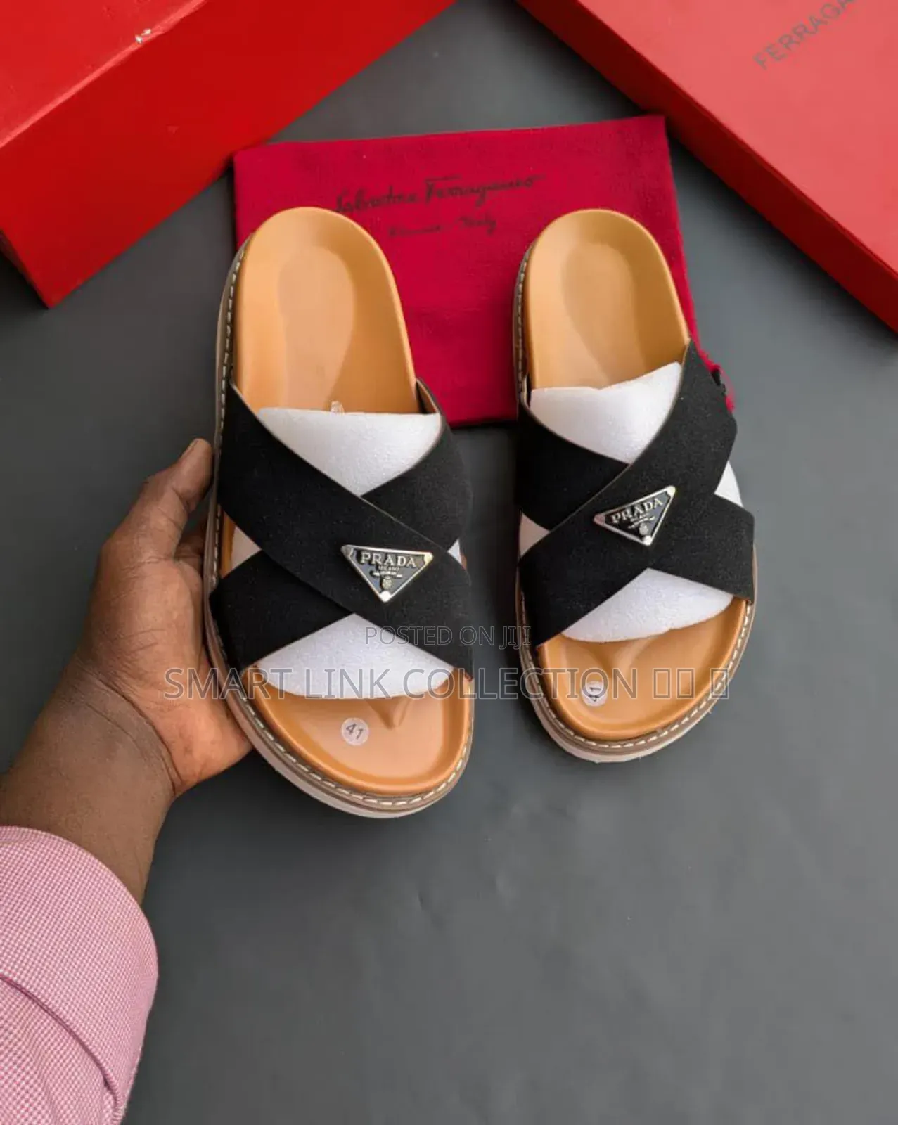 Leather Prada Sandals