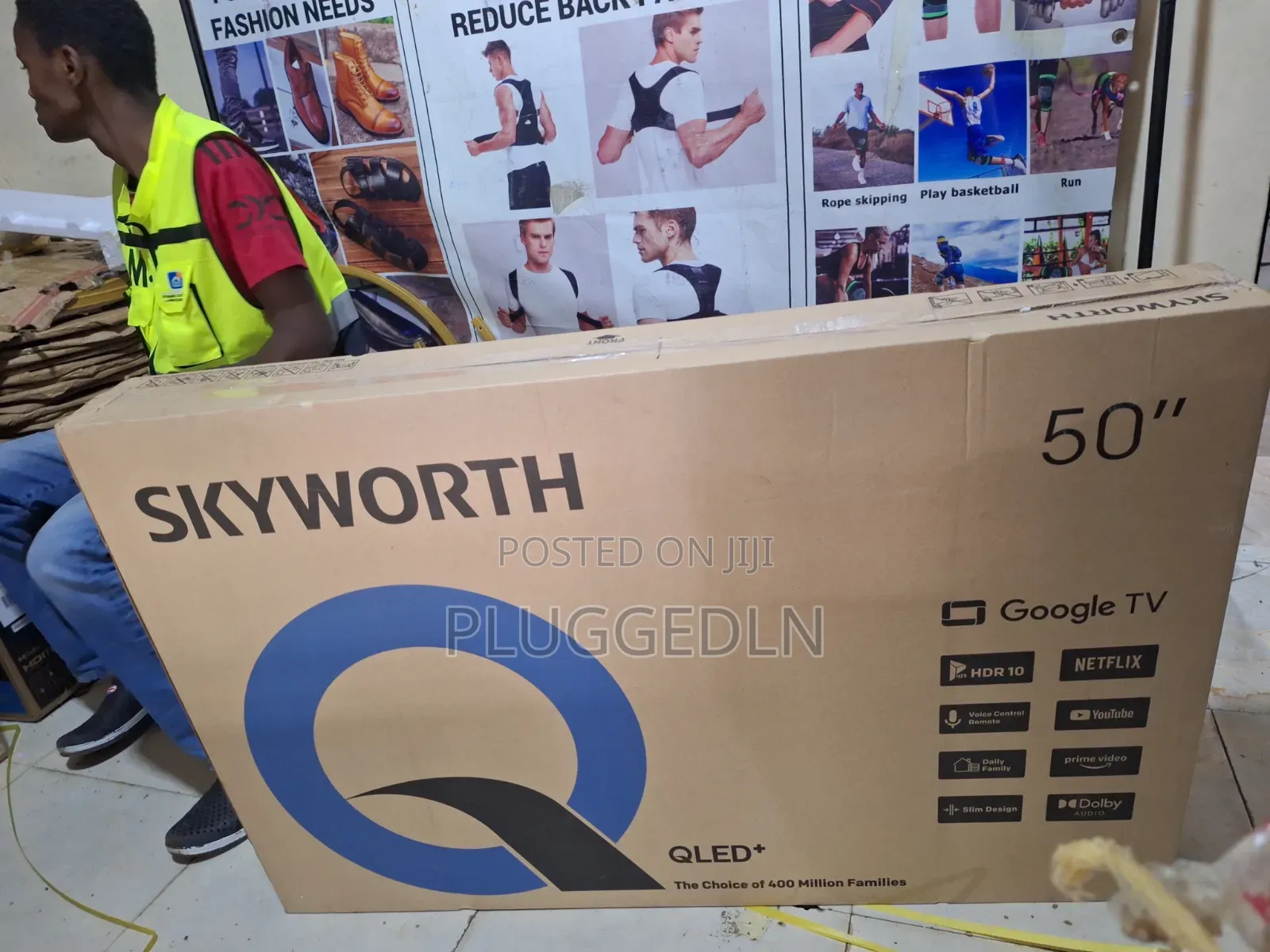 50-Inch Skyworth Qled Google Tv.