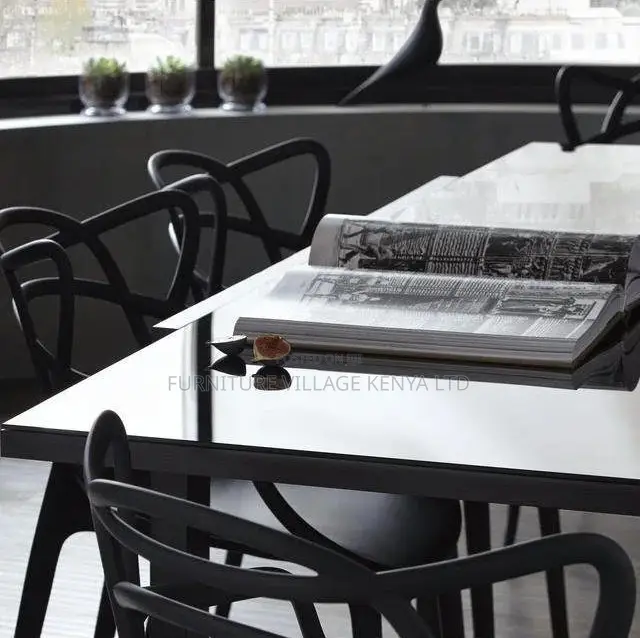 Dining Chair; Plastic Arm Support Dining Chair