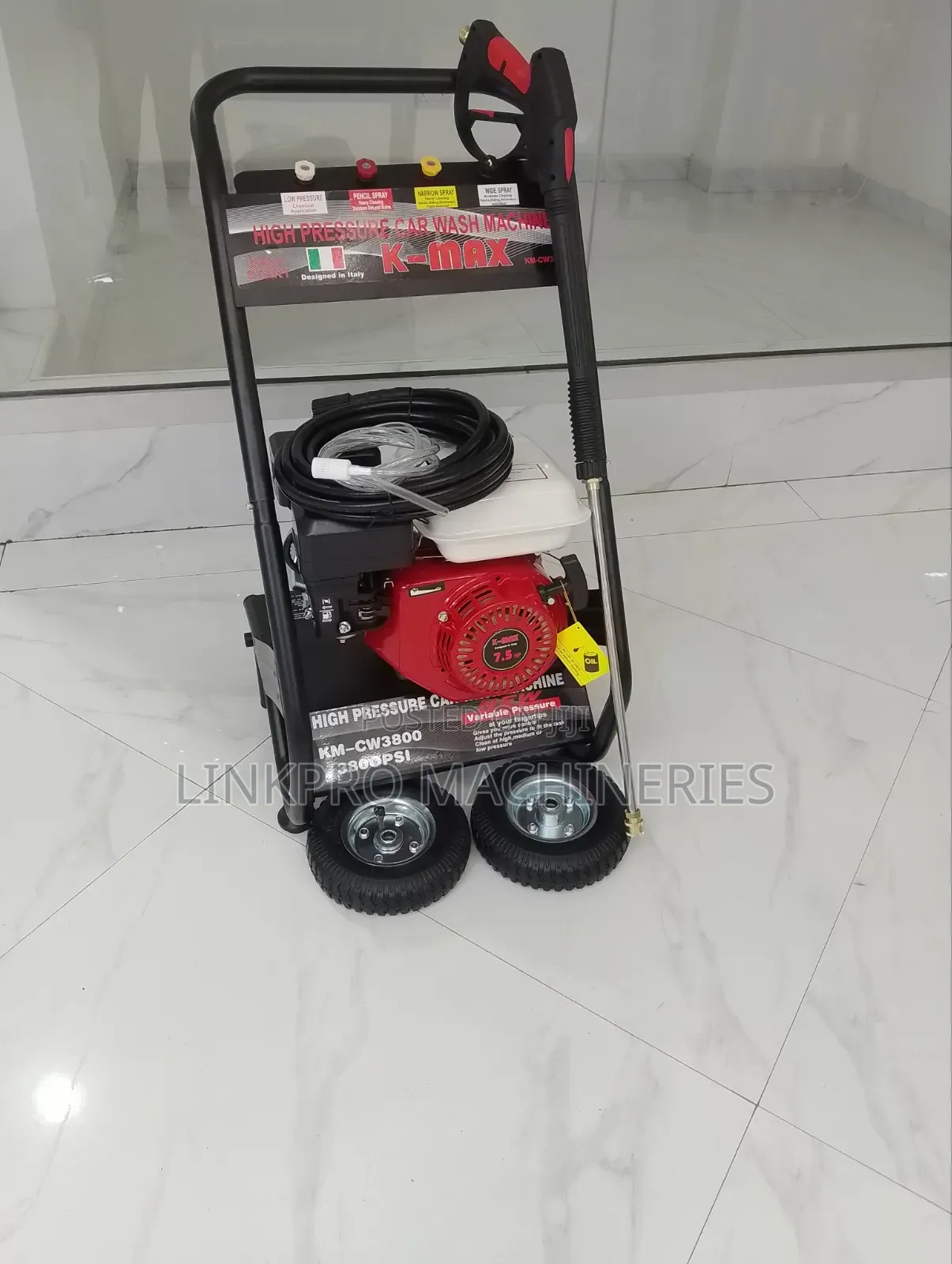 Kmax 3800 Psi Petrol Pressure Washer Machine