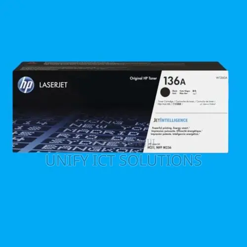 Hp 136a Black Original Laserjet Toner Cartridge - W1360a