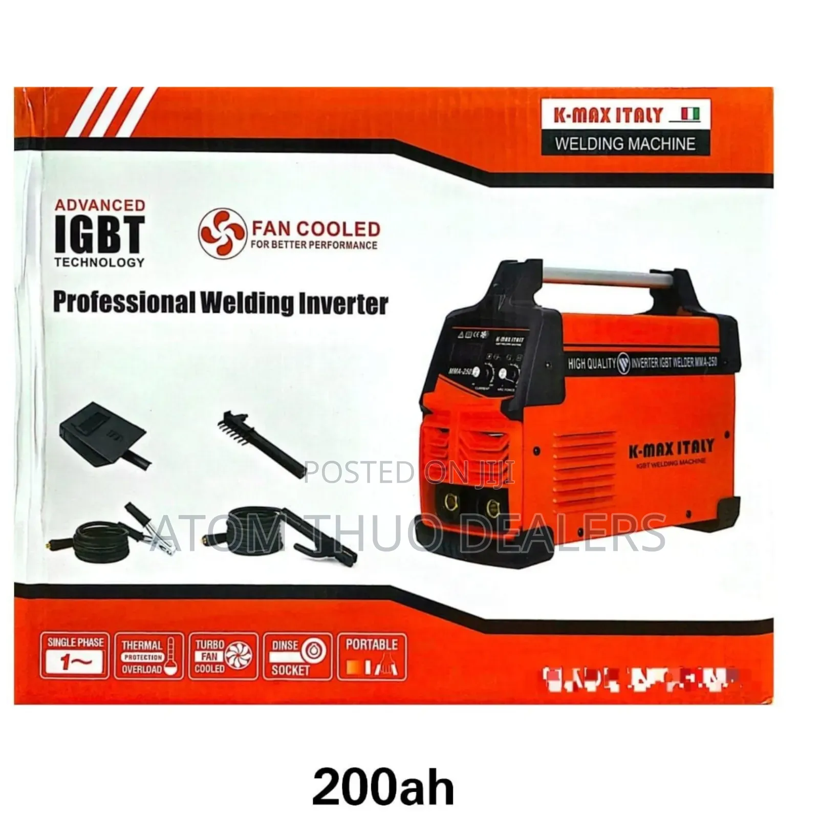 Kmax Italy Welding Machine 200ah