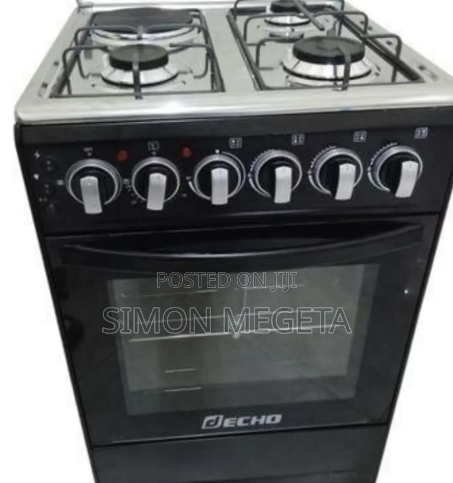 Decho 60×60 3+1 Standing Cooker With Electric Oven—Durable, Efficient.