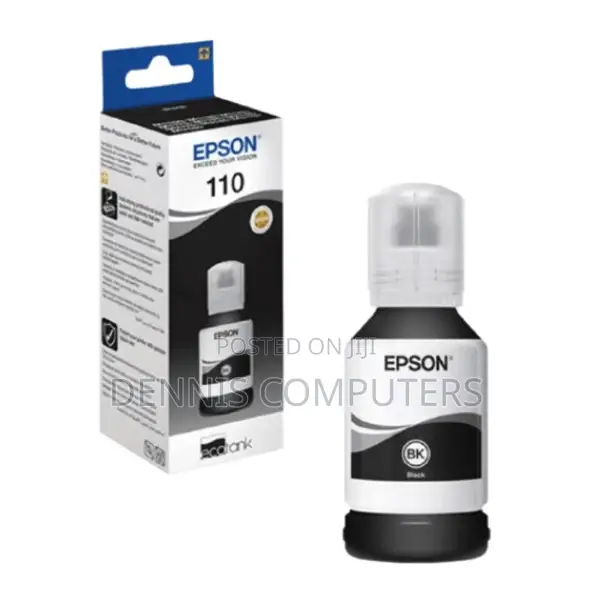 Epson Ink Cart 110 Black Ink For Ecotank M3170