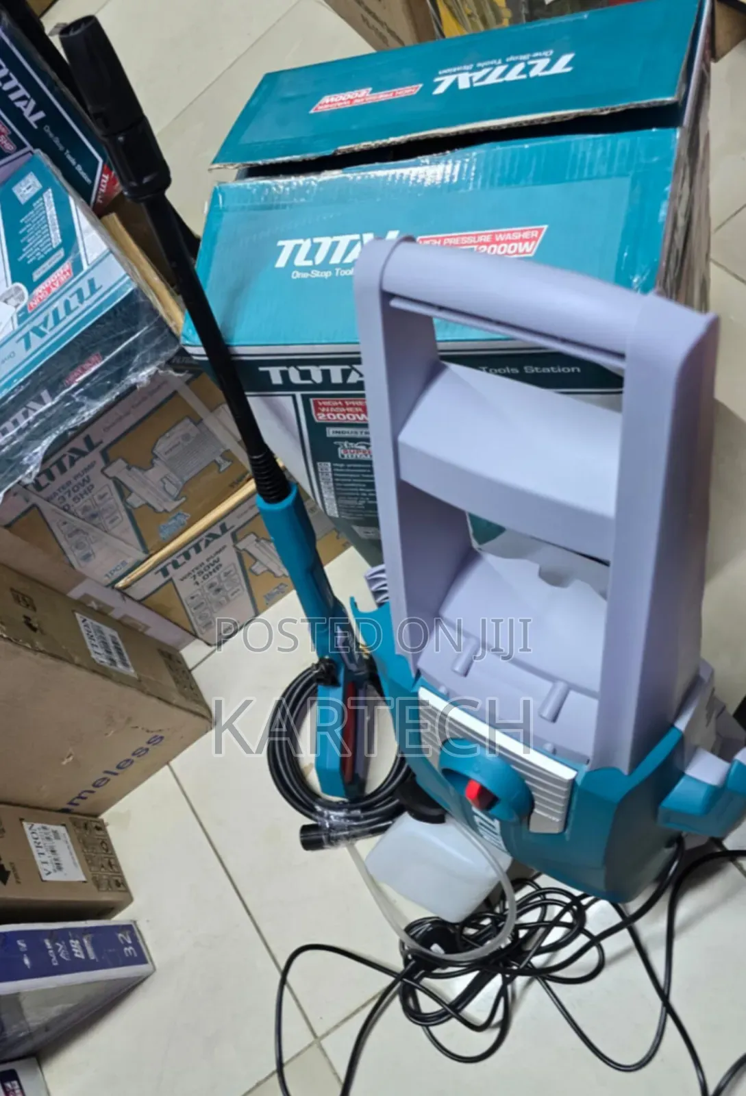 Total 2000w High Pressure Washer – Portable Car Wash Machine