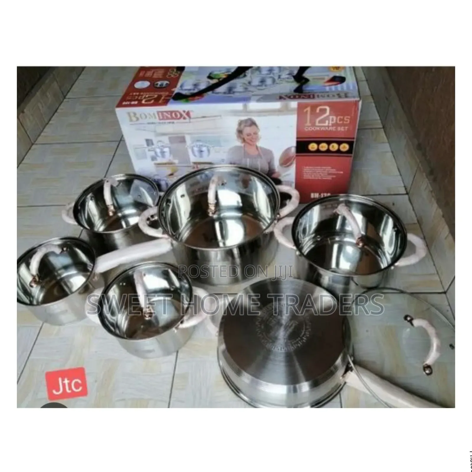 Bominox 12pc Stainless Steel Cookware Set*
Induction Enabled*
*