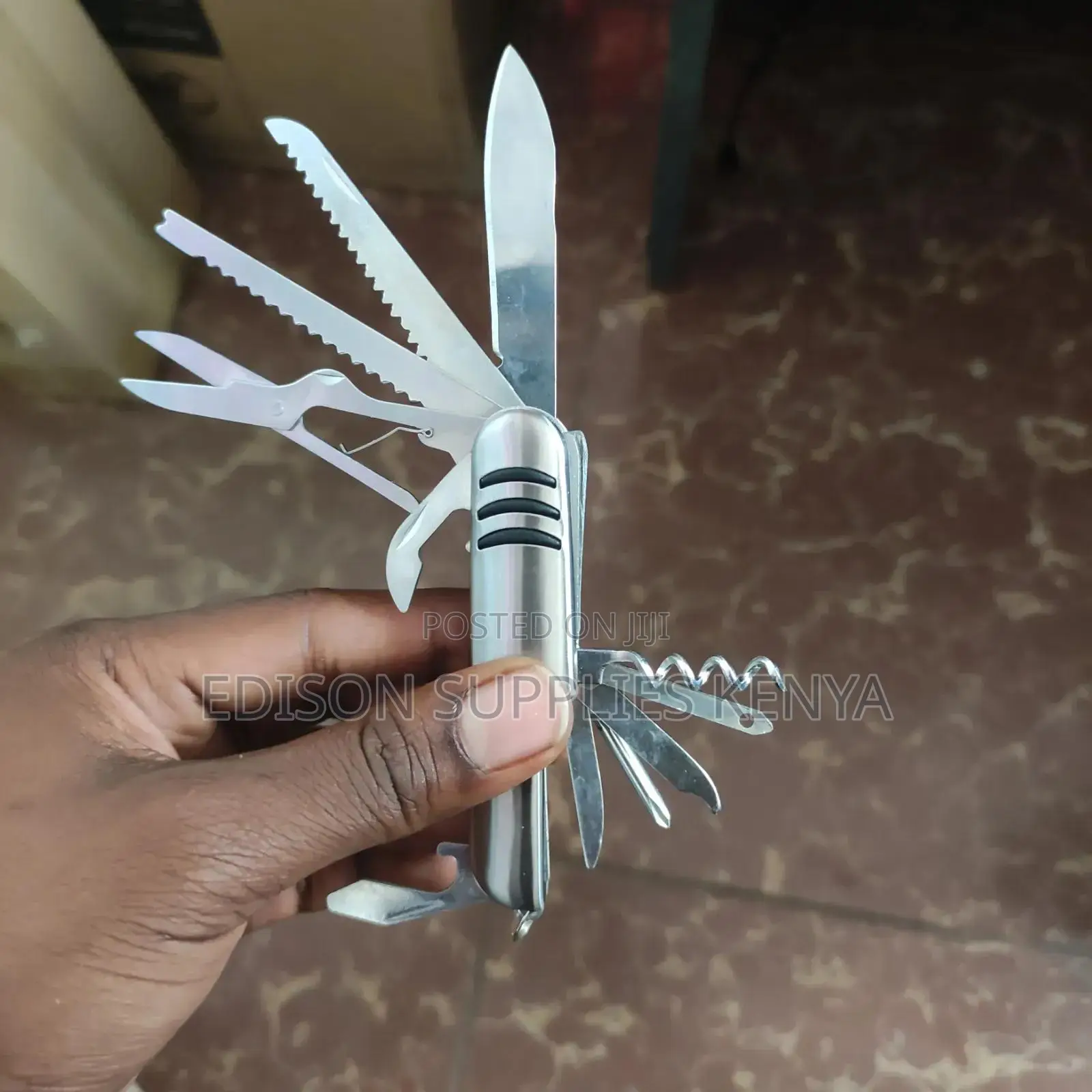 Pocket Knife Multifunctional 8-in-1 Multi Tool Knife Opener Cork Screw