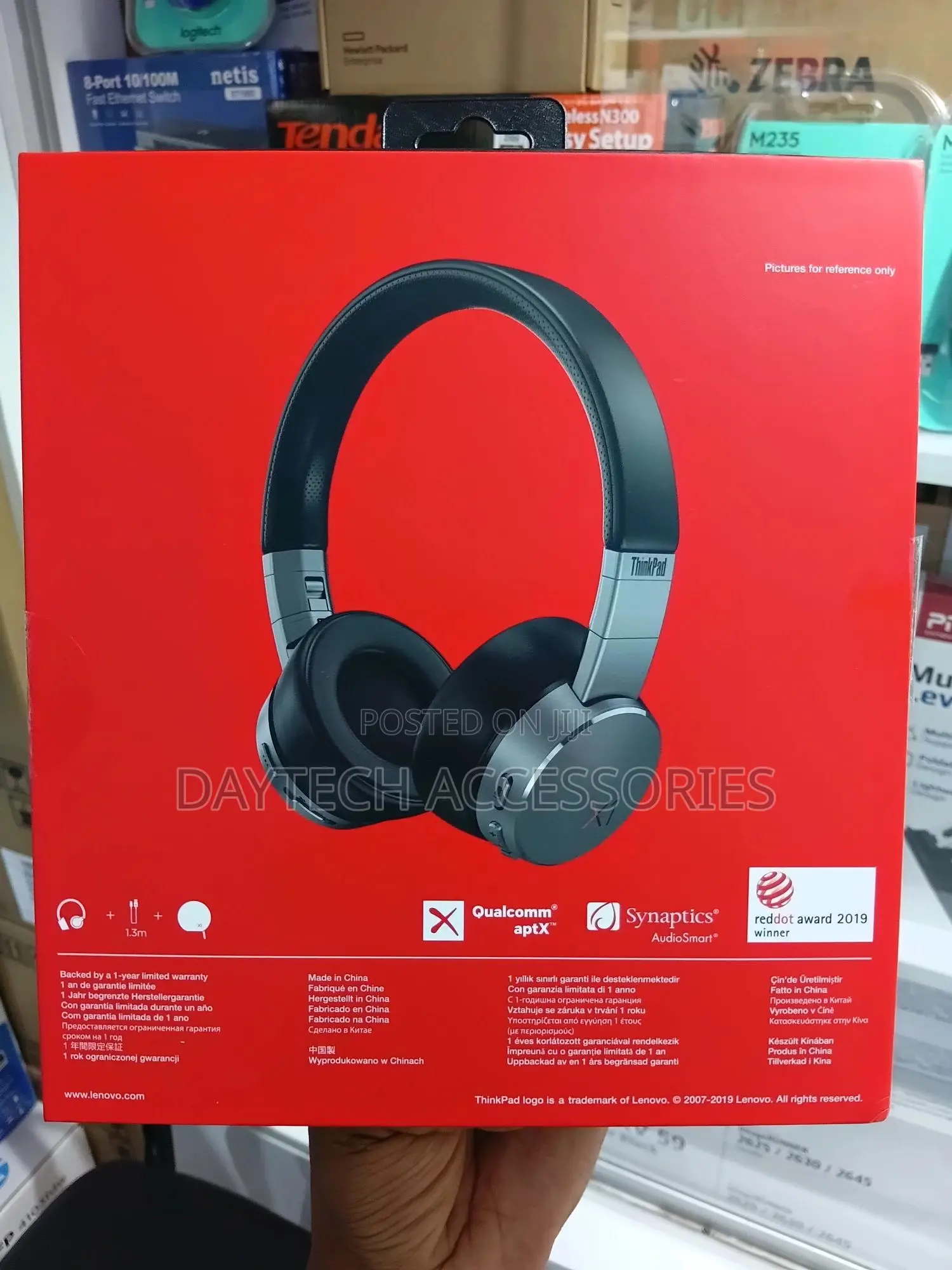Lenovo Thinkpad X1 Anc Headphones - Black