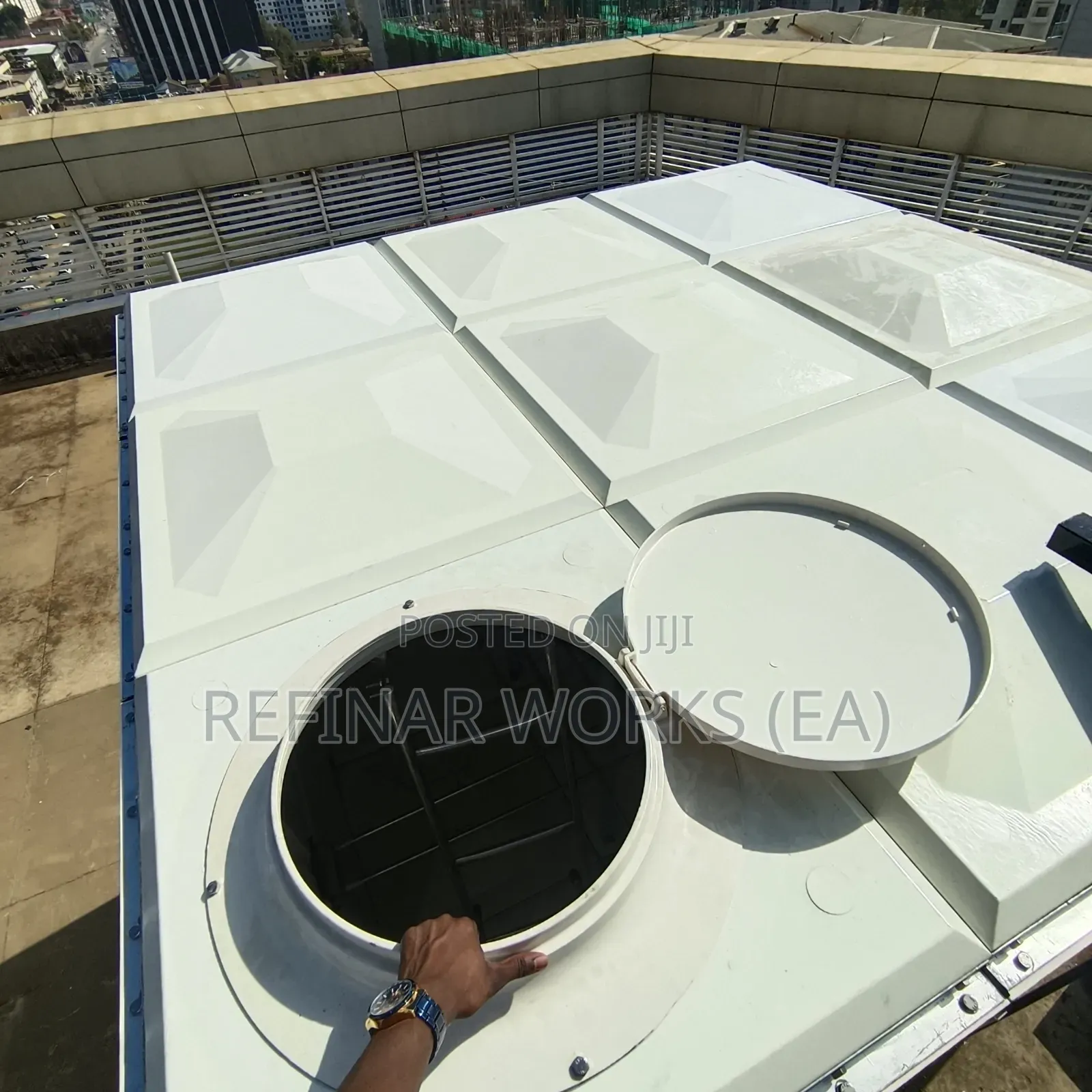 GRP Water Tanks 10,000l–200,000l | Durable Sectional Storage Tanks