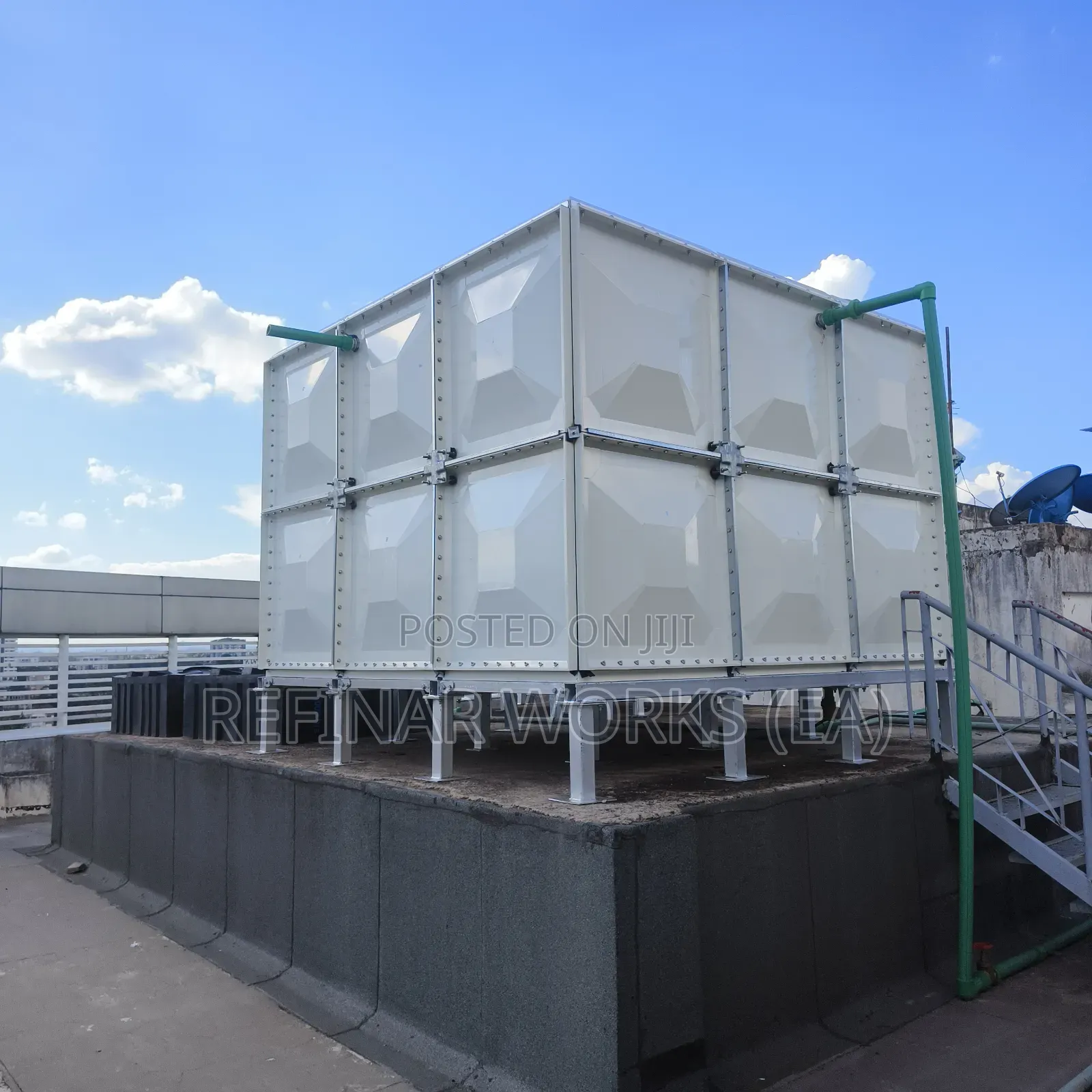 GRP Water Tanks 10,000l–200,000l | Durable Sectional Storage Tanks