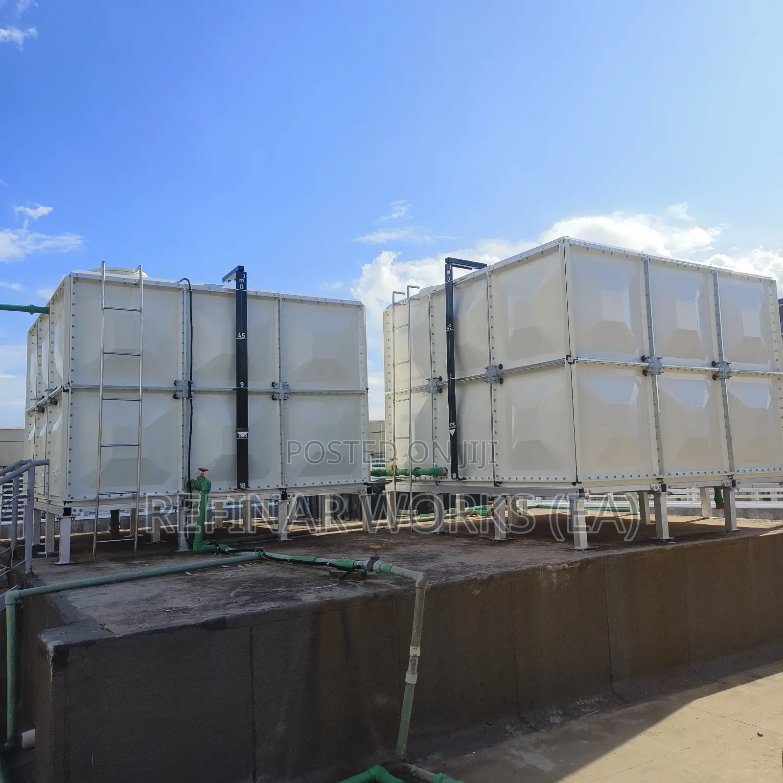 GRP Water Tanks 10,000l–200,000l | Durable Sectional Storage Tanks