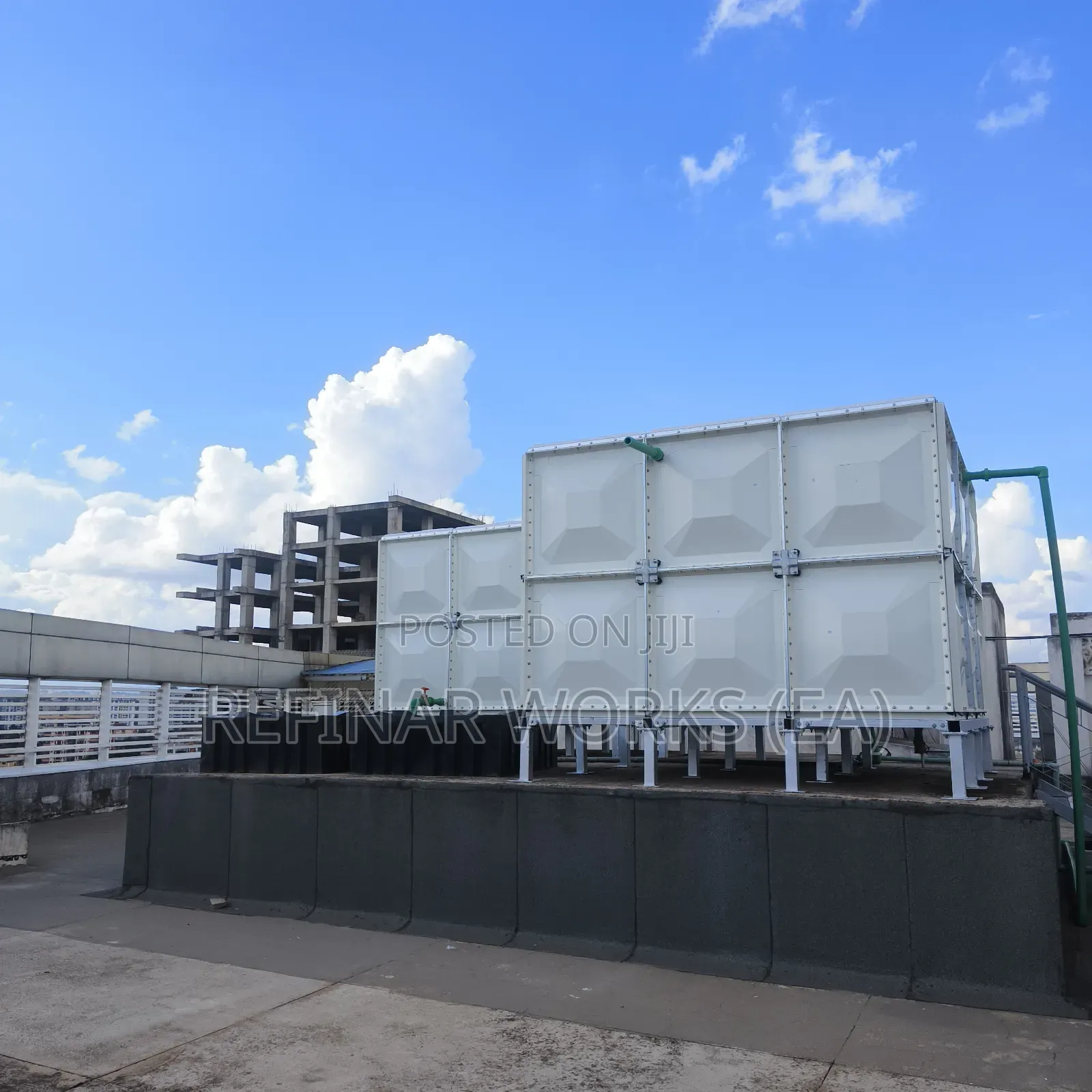 Industrial GRP Water Tanks | Custom Sizes Up to 5,000,000 Litres