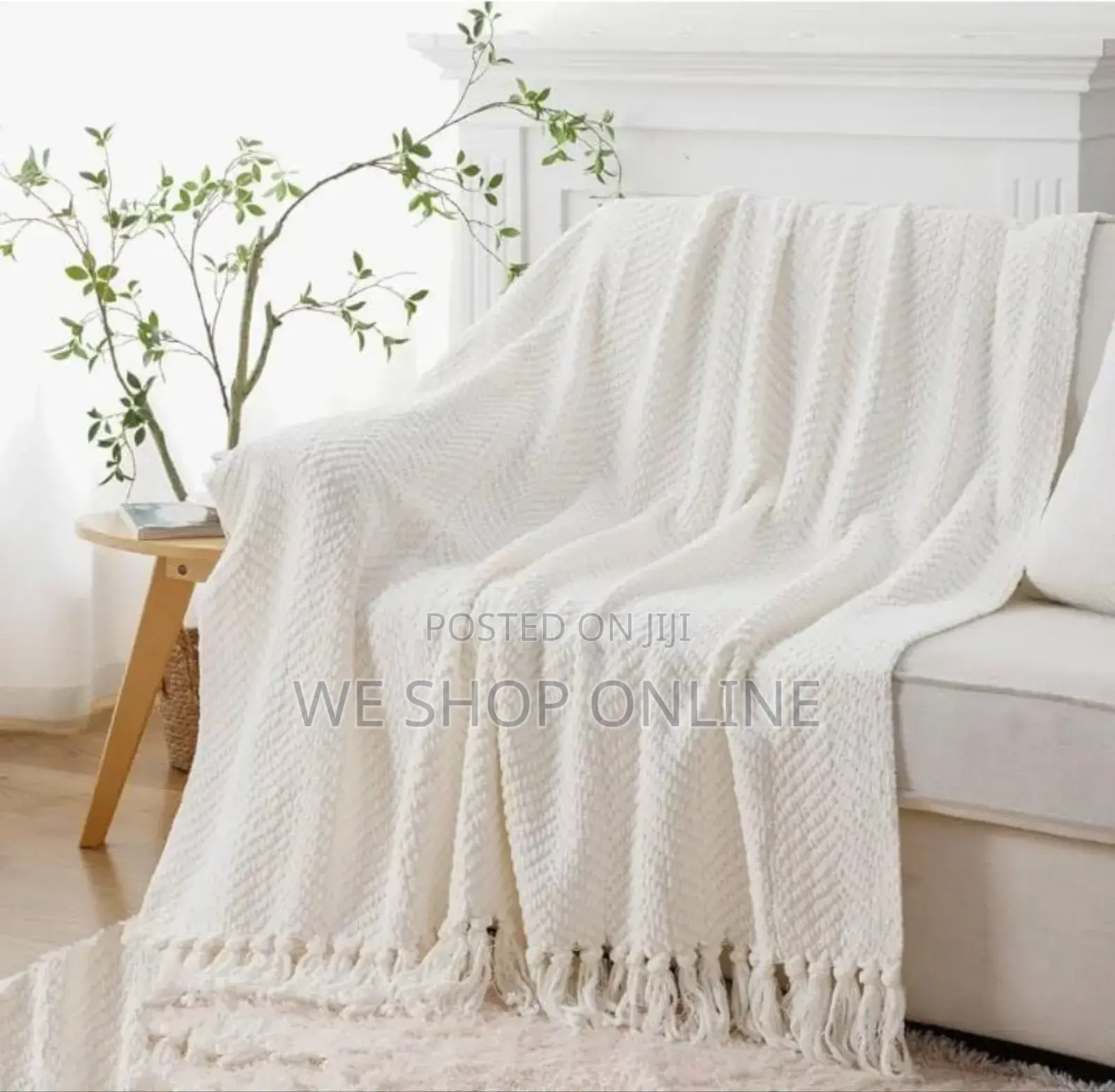 Nordic Knit Throw Blanket Size 160*180cm