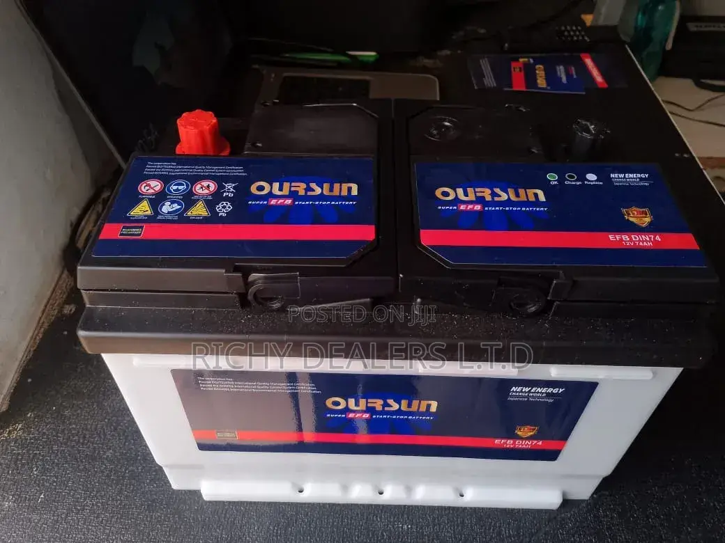 Efb Din74mf (12v/74ah) Start Stop Car Battery