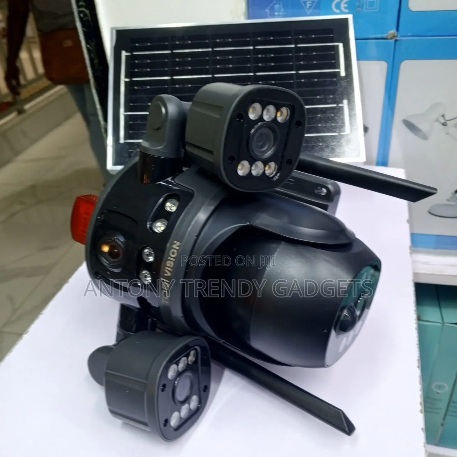 Intelligent Solar Camera 360 PTZ Outdoor Wireless CCTV