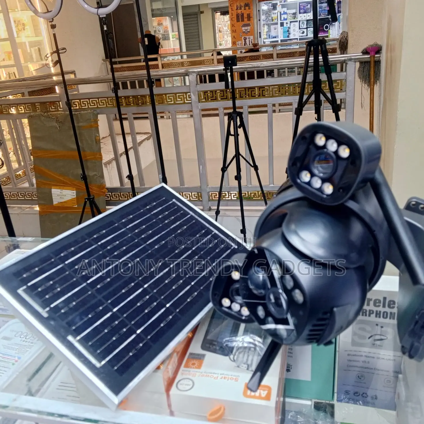 Intelligent Solar Camera 360 PTZ Outdoor Wireless CCTV