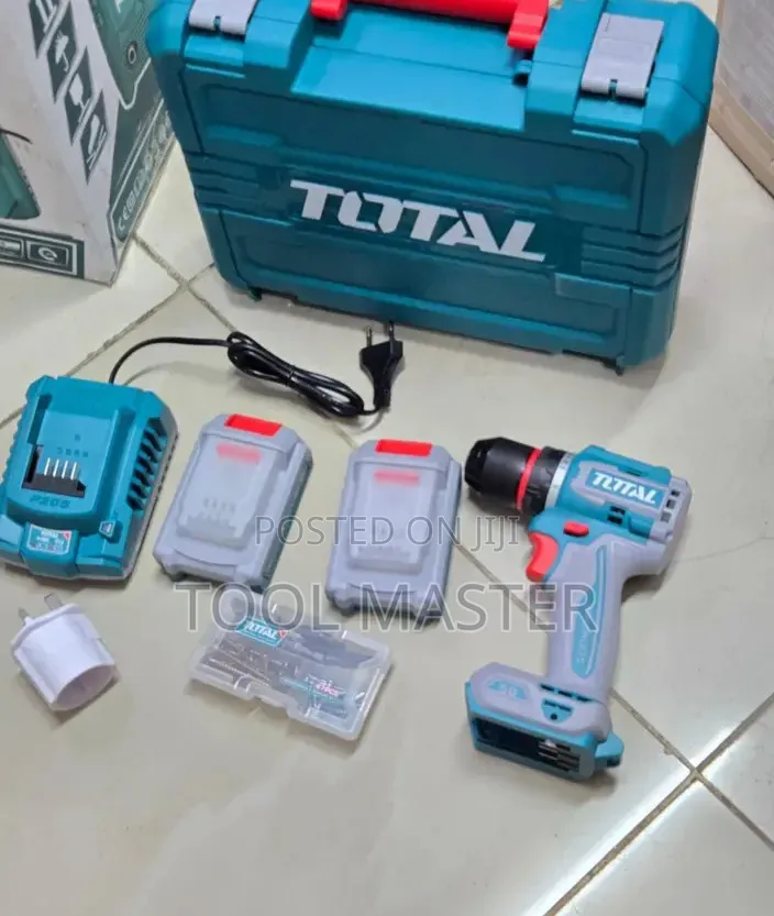 Total 50nm Cordless Impact Drill/20v Total 50nm Rechargeble Drill