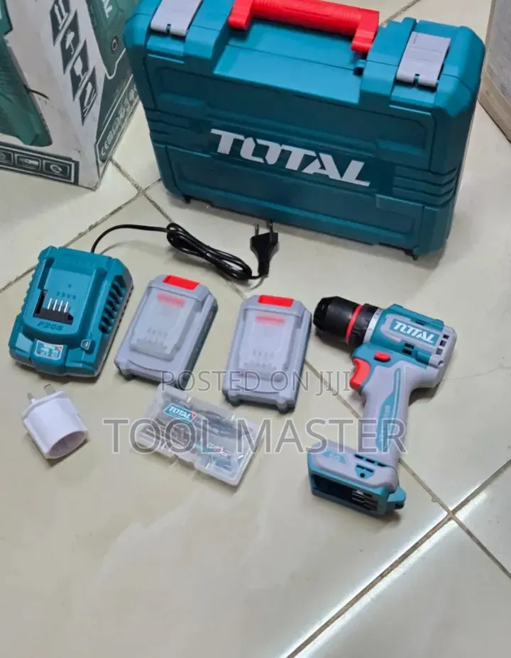 Total 50nm Cordless Impact Drill/20v Total 50nm Rechargeble Drill