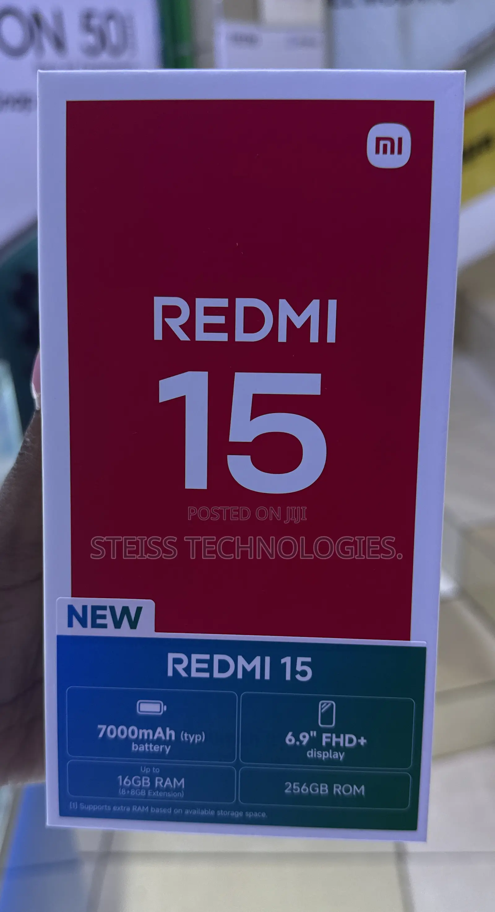 New Xiaomi Redmi 15 128 GB Red