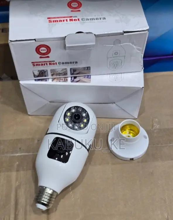 Dual Lens Smart Net Wifi Bulb Camera
