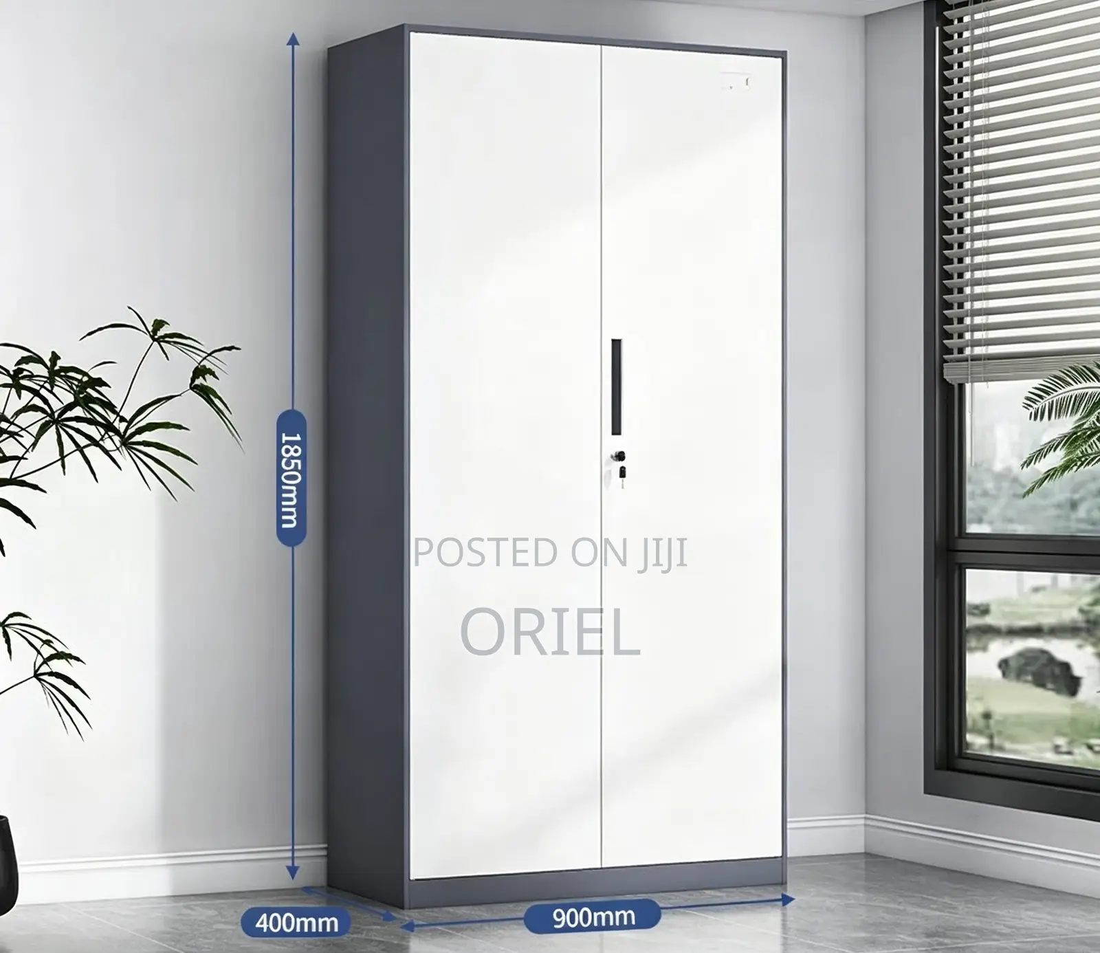 Office Cabinet : 2-Door Steel Office File Cabinet