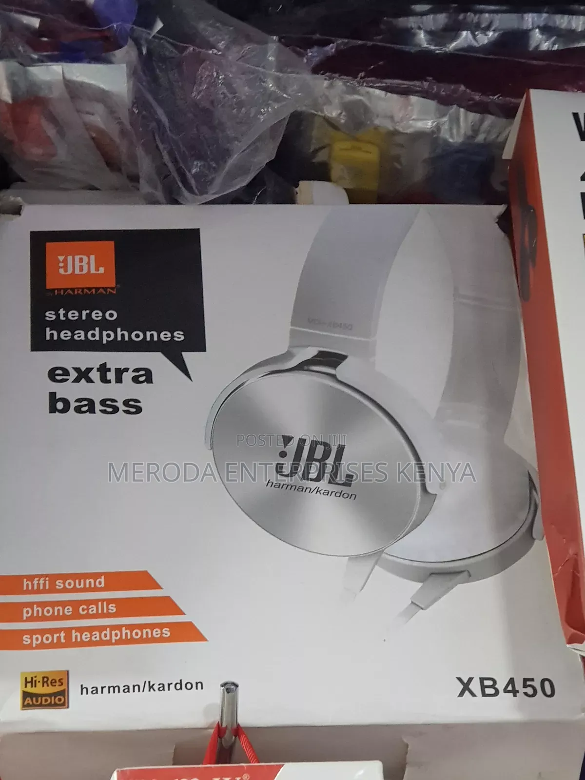 Xb450 JBL Wired Audio Headphones
