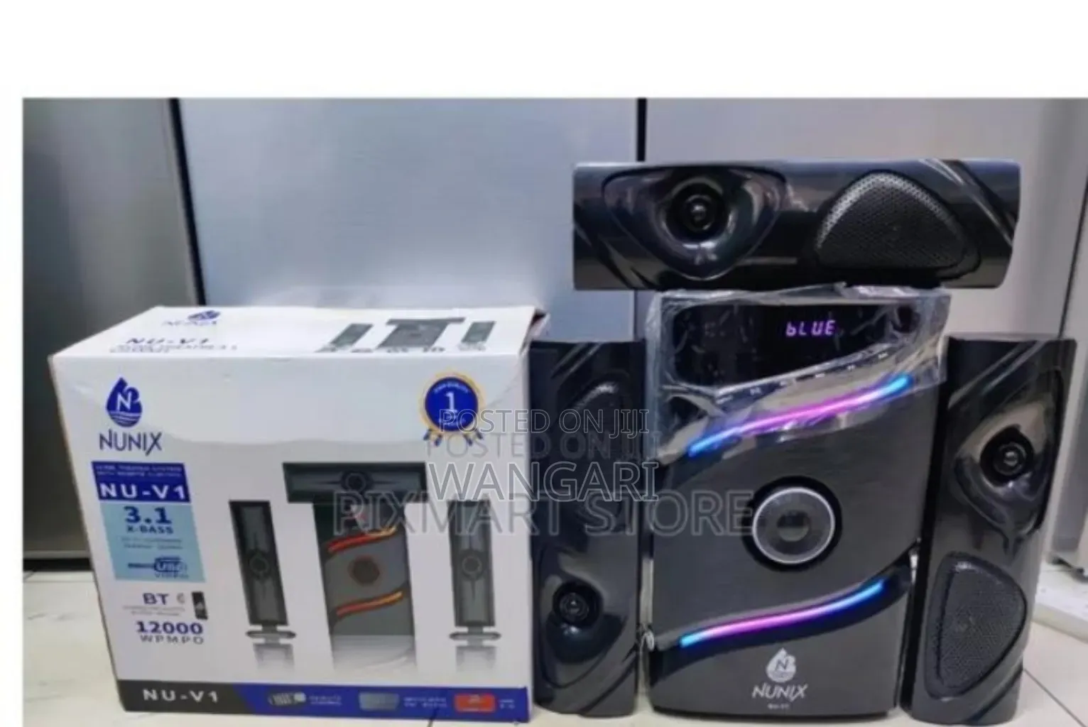 X Bass. Nunix Nu V2 Woofer. With Remote