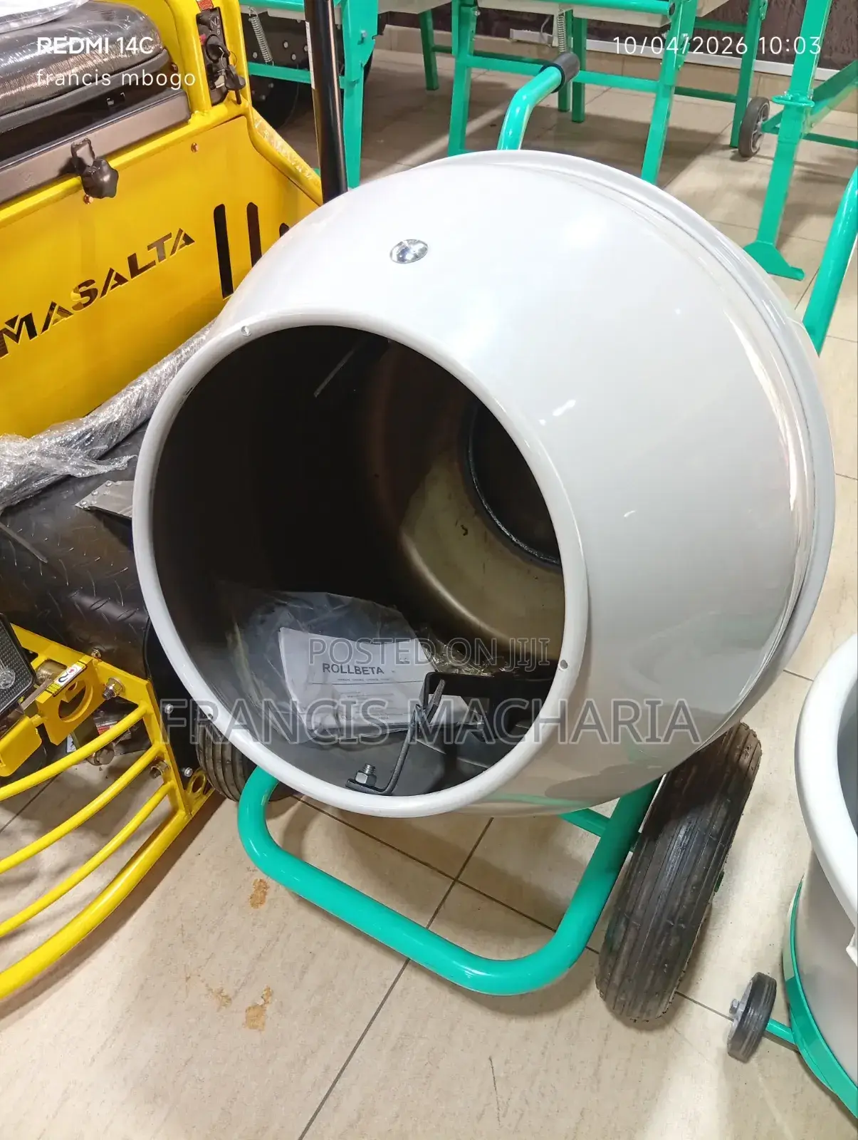 Electric Aico Concrete Mixer 180000
